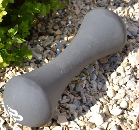 Гантель неопренова PowerPlay 4126 Spartacus - 5 кг. сіра 1 шт.