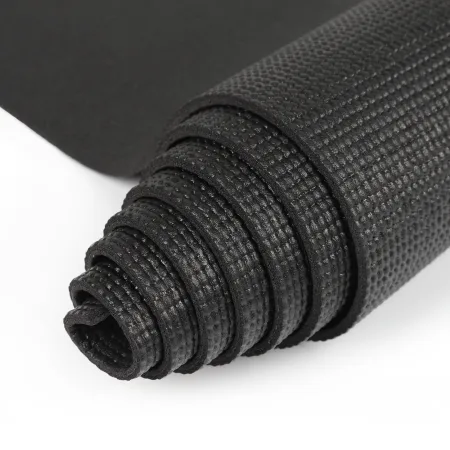 Килимок для фітнесу та йоги PVC Sport PVCY-4BK 173 см 61 см 4 мм Чорний