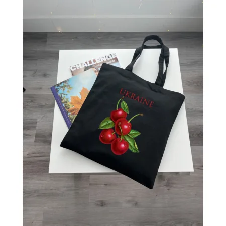 Екошопер BookOpt ВК4078 Ukraine Вишенька, Чорний