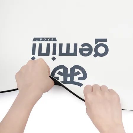 Yoga Mat Rubber Polyurethane Pro ILLustration Sport Pro 183 cm*68 cm*5 mm Blue Cyan