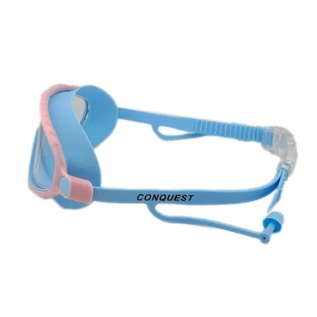 Окуляри для плавання Conquest дитячий блакитно-рожевий
