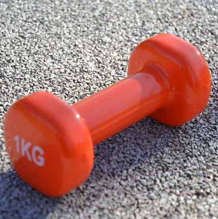 Гантель вінілова PowerPlay 1 кг. PP_4103 помаранчева (1шт.)