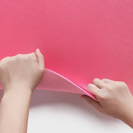 Килимок для фітнесу та йоги Sport TPE+TC 6 мм - рожевий