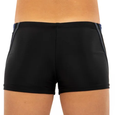 Плавки боксери для хлопчиків для плавання вік 6-10років чорно-темно-синій 6