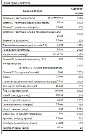 Multi with Iron Century Formula - 130 таблеток
