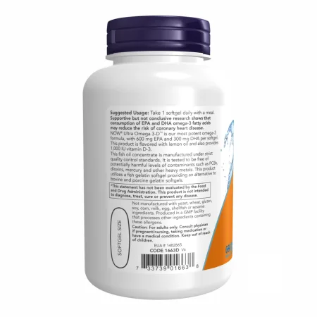Ultra Omega 3-D™ Fish Oil - 180 риб'ячих капсул