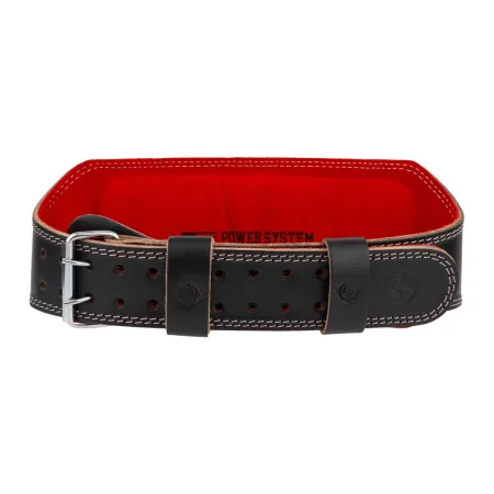 Пояс для важкої атлетики Power System PS-3030 Elite Edition шкіряний Black - M