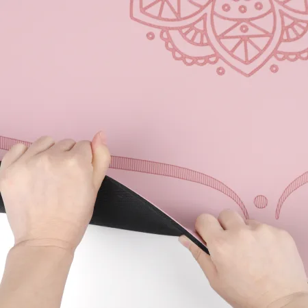 Килимок для йоги каучуковий поліуретан Sport 68 см 5 мм