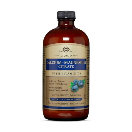 Calcium Magnesium Citrate with vit D3 - 473 мл натуральна полуниця універсальний