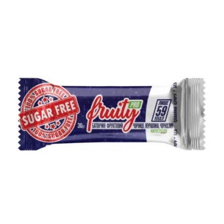 FRUITY Pro sugar free - 20x30 g blueberry, cranberry, prunes
