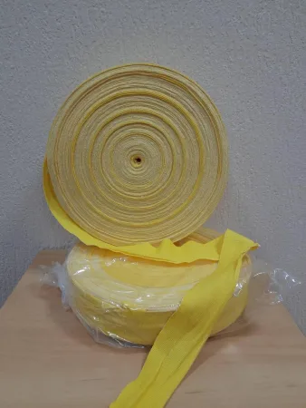 Бинтова стрічка для боксу PowerPlay жовта 100 м