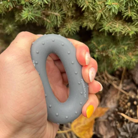 Еспандер кистьовий силіконовий PowerPlay PP-4338 Hand Grip Large 25 кг. сірий