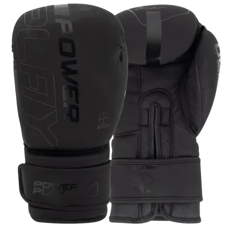Боксерські рукавиці PowerPlay 3024 Ultra Mat чорні 16 унцій