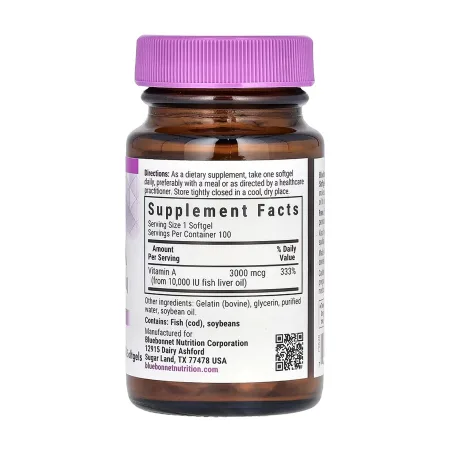 Vitamin A 3000 мкг (10000 IU) - 100 софтгель