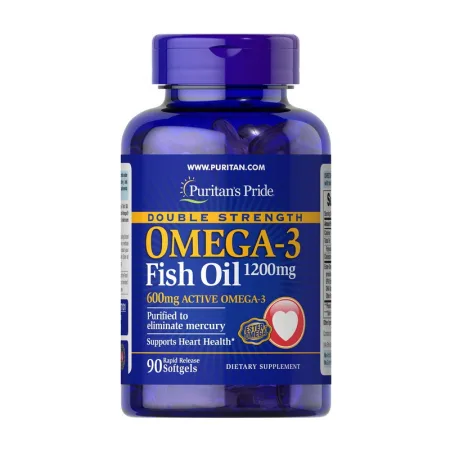 Omega-3 Fish Oil 1200 мг double strength - 90 софтгель