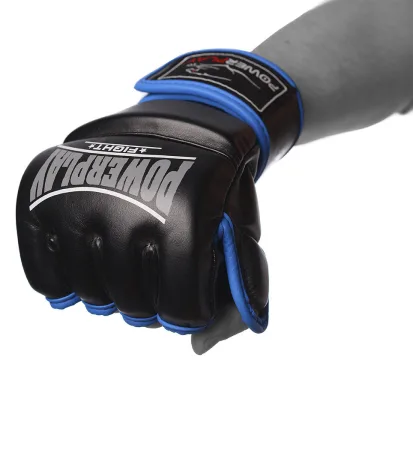 Перчатки для MMA PowerPlay 3058 черно синие L