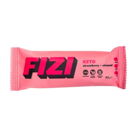 Fizi Keto Protein Bar - 45 г полуниця + горіхи