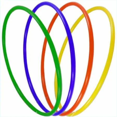 Обруч цільний гімнастичний пластиковий