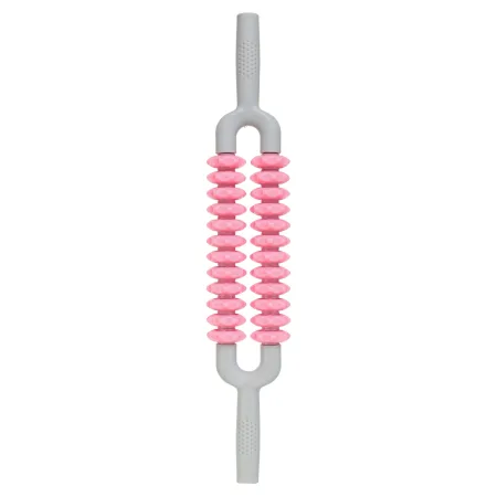 Масажер-палка роликовий 10 масажерів червоний