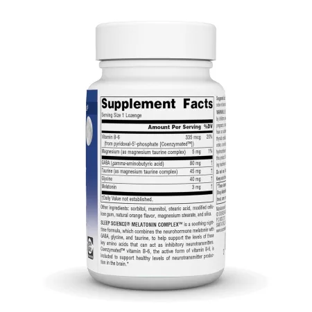 Sleep Science® Melatonin Complex™ 3 мг - 50 пастилок апельсин