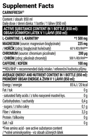 Carni Fresh - 850 мл вишня