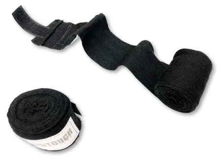 Бинти боксерські Hardtouch бавовна-еластан 4м Чорний