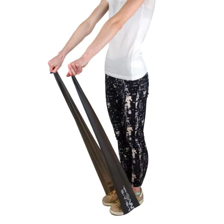 Resistance Loop Band for Sports and Rehabilitation Power System PS-4123 Flat Stretch Band Level 3 Black 12 15 kg
