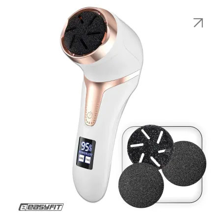 Пилка для пяток EasyFit V-Pro — вакуумная электрическая пемза с LCD-дисплеем