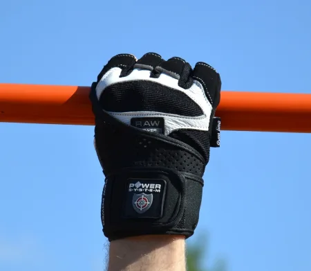 Рукавички для фітнесу Power System PS-2850 Raw Power Black/White XL