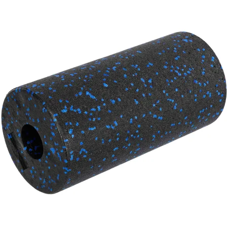 Ролер для занять йогою та пілатесом EPP Чорний-синій - 30 см