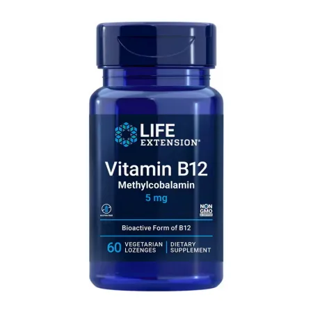 Vitamin B-12 methylcobalamin 5 мг (60 вег. льодяників)