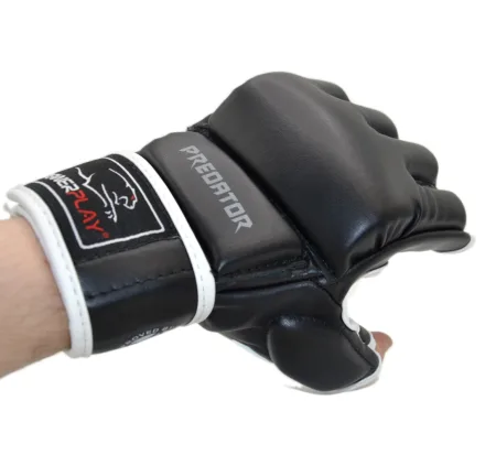 Рукавиці для MMA PowerPlay 3056 чорні - XL