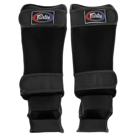 Захист гомілки та стопи шкіряний для єдиноборств FAIRTEX розмір S L BO-9486-BL - M