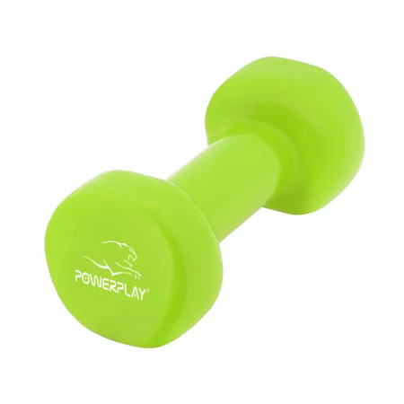 Гантель вінілова PowerPlay 4125 Achilles - 3 кг. зелена 1 шт.