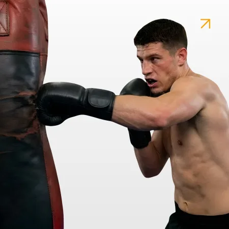 Боксерські рукавички Everlast 6 унцій чорні