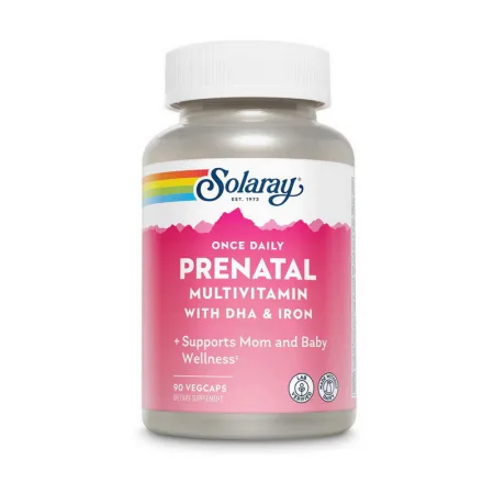Prenatal Multivitamin with DHA & Iron - 90 вег. капсул