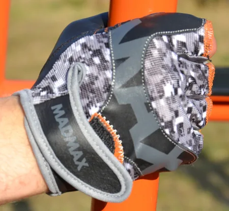 Рукавички для фітнесу MadMax MFG-831 Mti 83,1 Grey/Digital Camo XXL