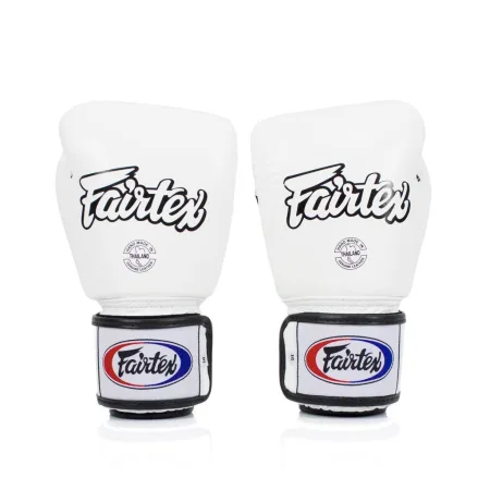 Боксерські рукавиці Fairtex BGV1 White 14 унцій (бинти в комплекті)