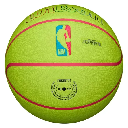 М'яч баскетбольний Wilson NBA TEAM NEON BSKT CHI BULLS розмір 7 WZ4037402 XB7 Оригінал