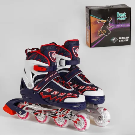 Ролики BEST ROLLER розмір 35-38 синьо-червоний