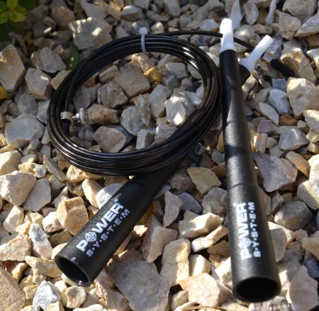 Скакалка швидкісна Power System PS-4033 Crossfit Jump Rope Чорний 2,8 m.
