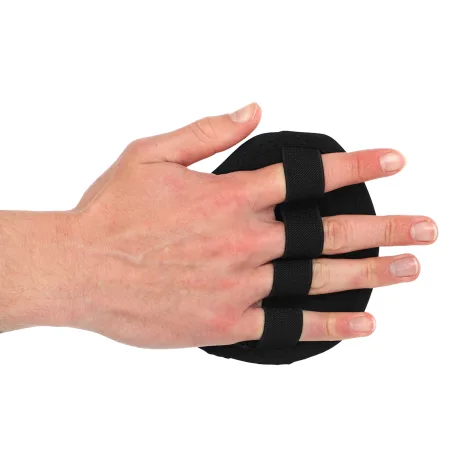 Накладки атлетичні протиковзкі грипад GRIPAD WorkOut ROUND ЗАХИСТ РУК EZOUS чорний