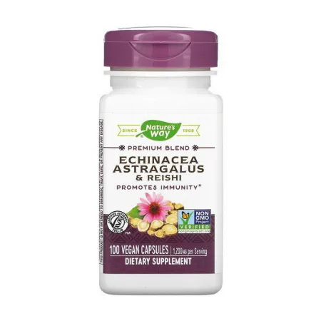 Echinacea Astragalus & Reishi - 100 вег. капсул