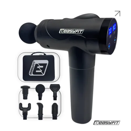 Перкуссионный массажер для спины EasyFit Vibe 6 насадок, 30 режимов