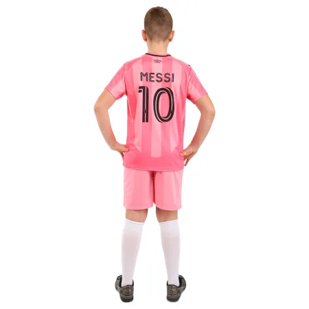 Футбольна форма дитяча INTER MIAMI MESSI 10 рожева розмір 26