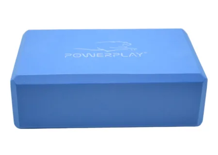 Yoga Block 2 pcs (Pair) PowerPlay 4006 Yoga Brick EVA Blue