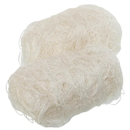 Сітка на ворота футбольні в комплекті з 2 штук 7,32х2,44х1,5м 2 шт білий