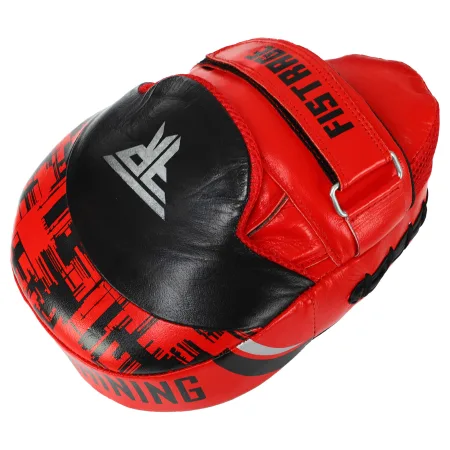 Лапа вигнута для боксу та єдиноборств FISTRAGE FURIOUS 2 шт червоний-чорний