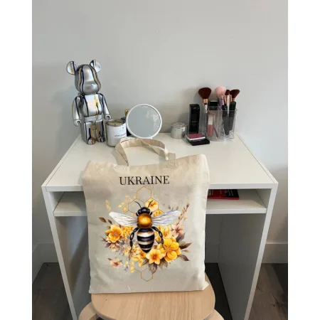 Екошопер BookOpt BK4099 бджілка бежевий