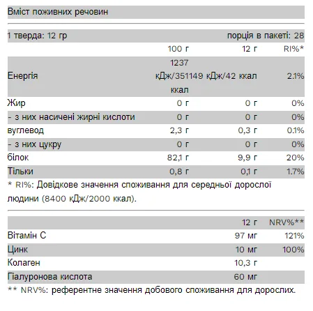 CollaGold Coctail - 12 г полуничний дайкірі універсальний